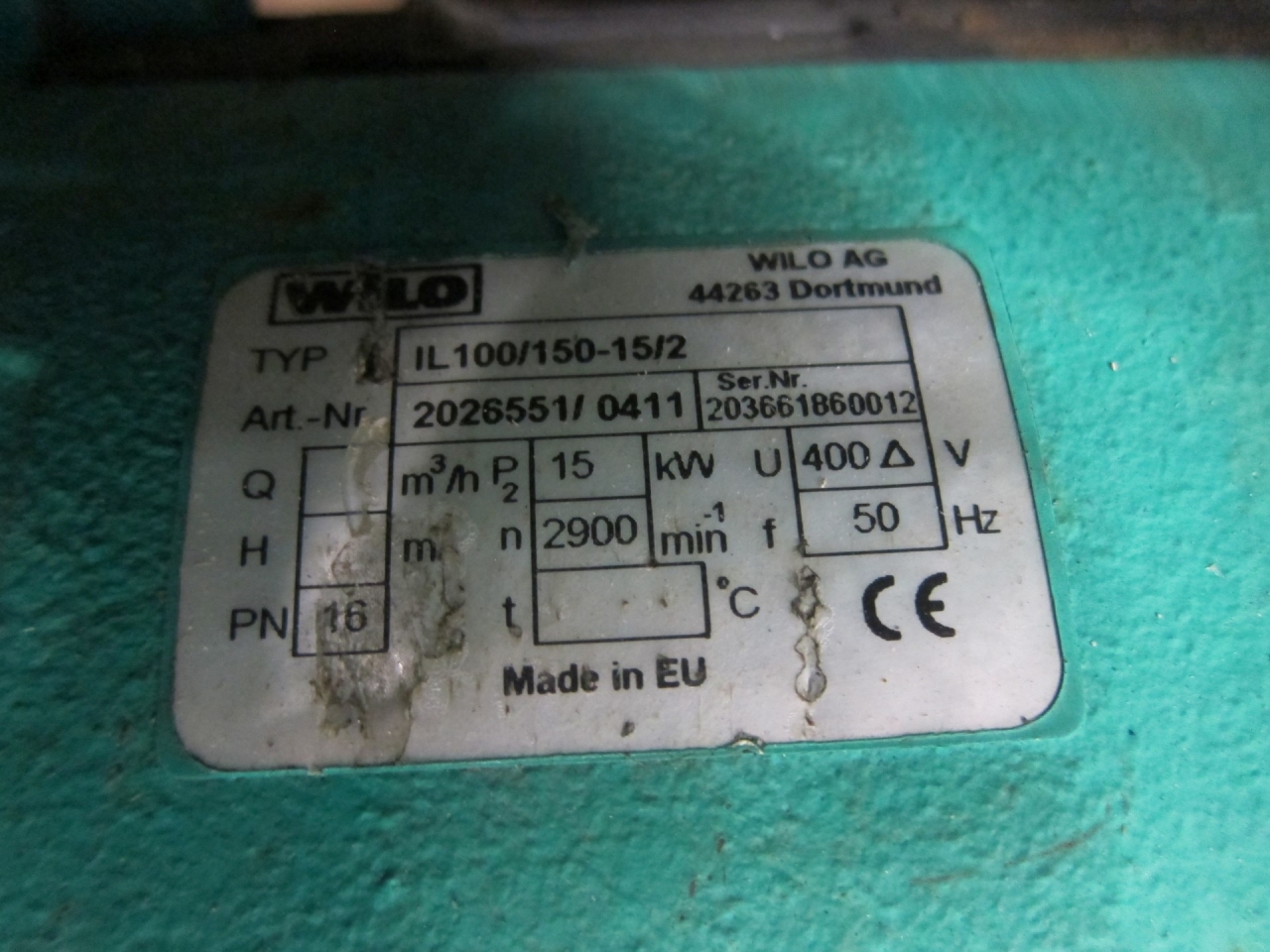 Wilo IL 100/150-15.2 - HOS BV