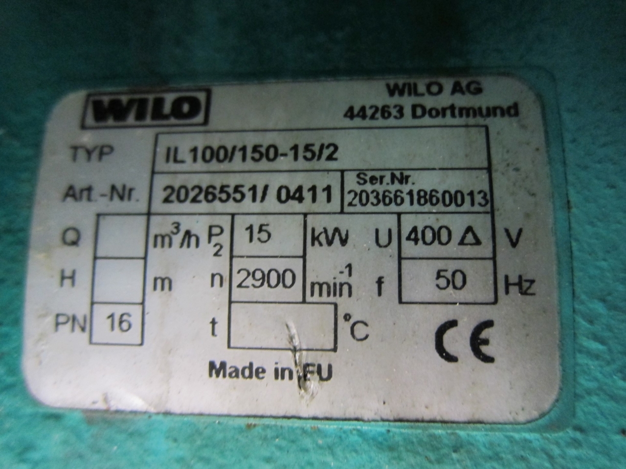 Wilo IL 100/150-15.2 - HOS BV