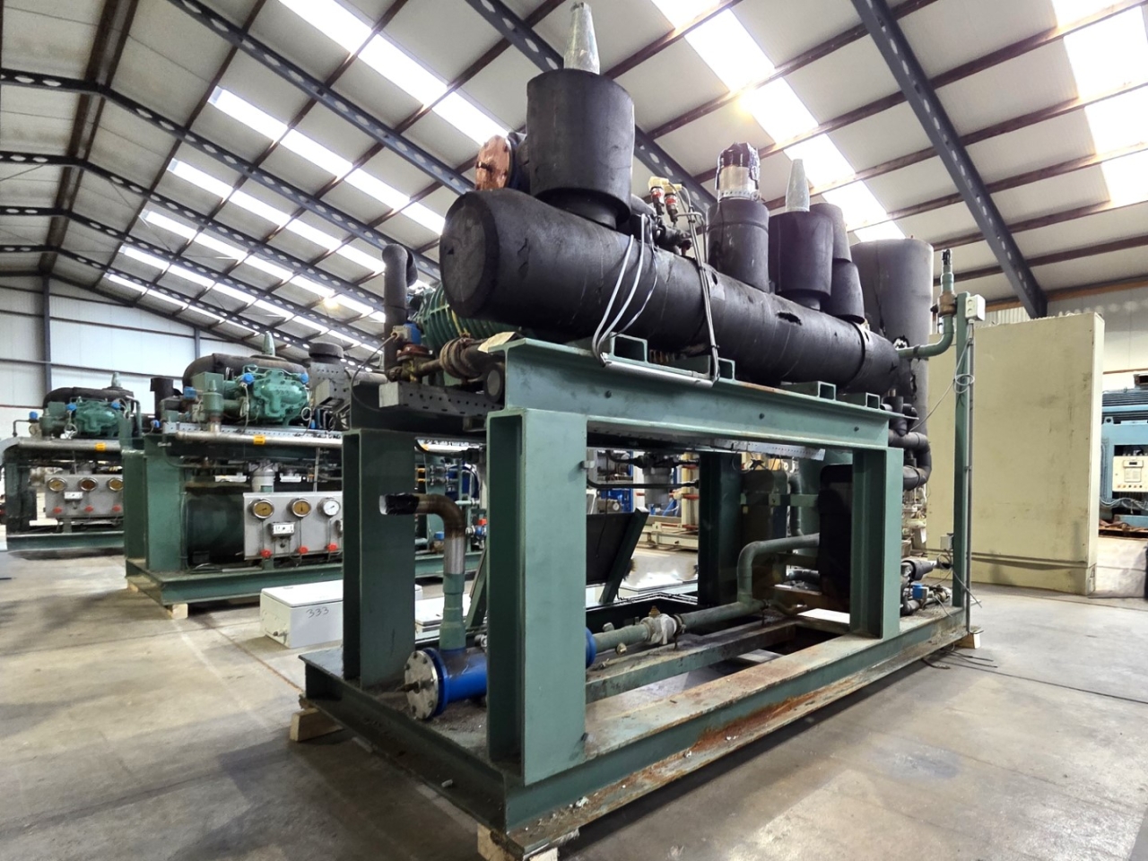 Used Bitzer HSN 7461-70-40 (x2) & HSN 7471-75 (x2) semi-hermetic