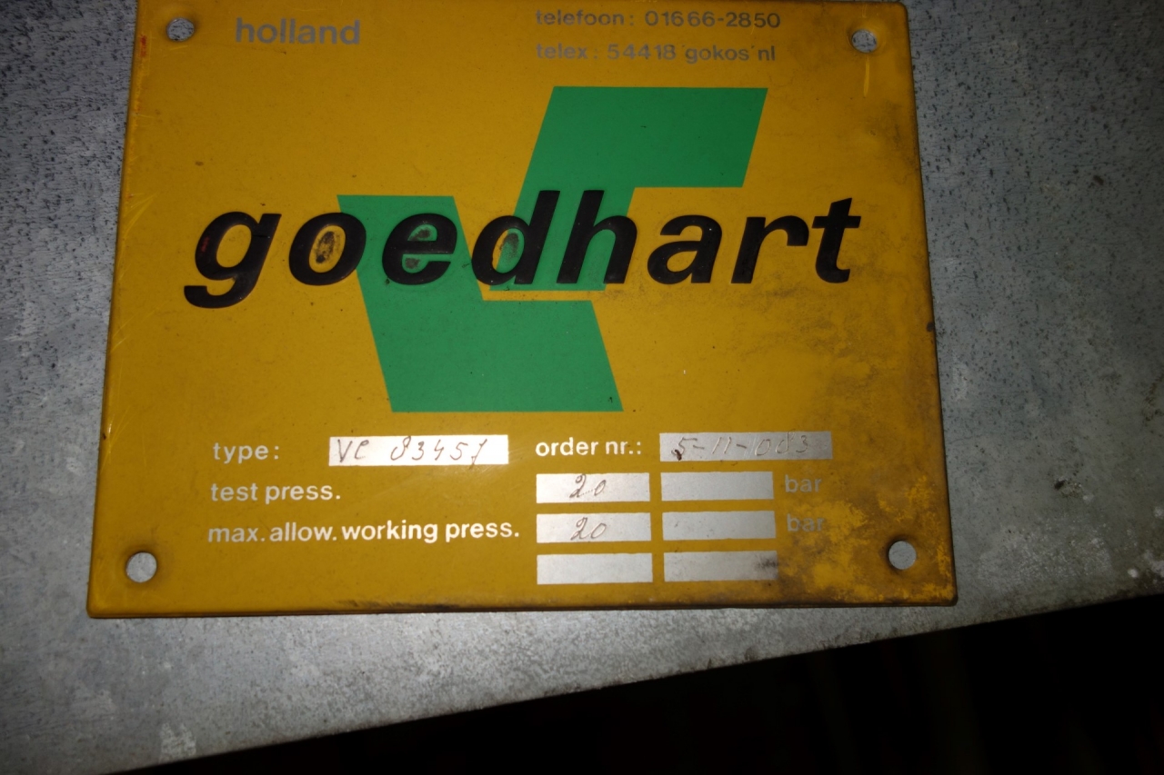 Evaporator Goedhart VC 83457 H HOS BV